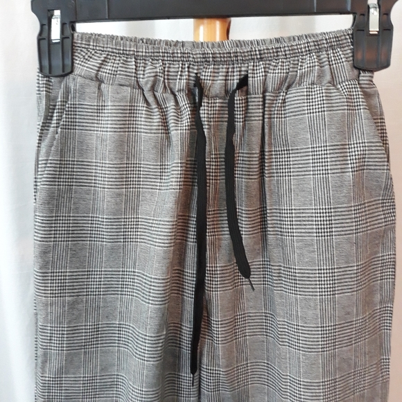 SHEIN Plaid Drawstring Pants SZ XS - Picture 3 of 6